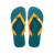 Kids Brasil Logo Flip Flops