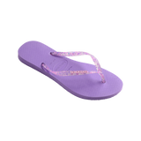 Slim Logo Metallic Flip Flops