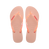 Slim Logo Metallic Flip Flops
