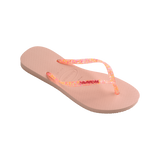 Slim Logo Metallic Flip Flops