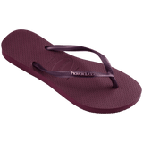 Slim Logo Metallic Flip Flops