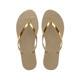 You Metallic Sandals