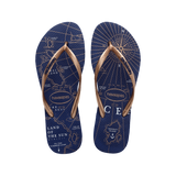 Slim Nautical Flip Flop