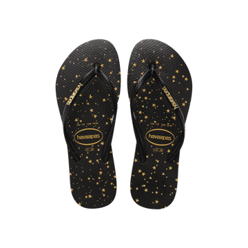 Slim Metallic Print Flip Flops - Havaianas Thailand