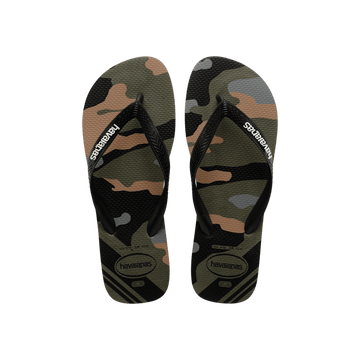 Kids Top Camu Flip Flops
