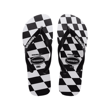 Top Distorted Check Flip Flops