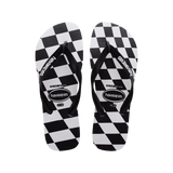 Top Distorted Check Flip Flops