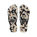 Slim Daisy Flip Flops
