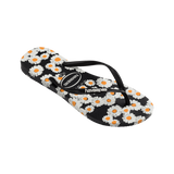 Slim Daisy Flip Flops