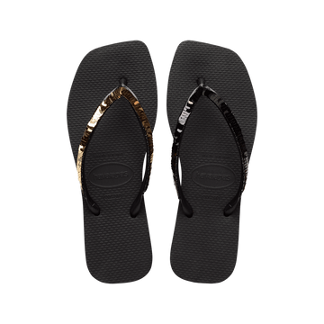 Slim Square Magic Sequin Flip Flop