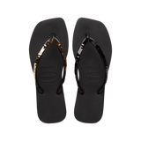 Slim Square Magic Sequin Flip Flop