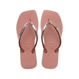 Slim Square Magic Sequin Flip Flop
