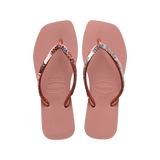 Slim Square Magic Sequin Flip Flop
