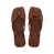 Slim Square Velvet Flip Flop