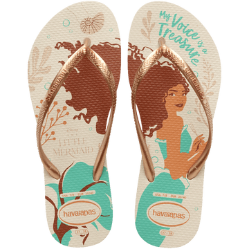 Slim Little Mermaid Flip Flops