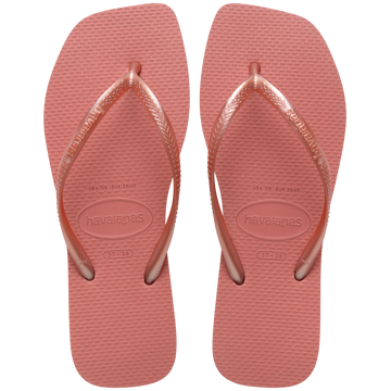 Slim Square Flip Flops