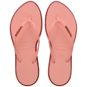 Slim Point Glitter Flip Flops